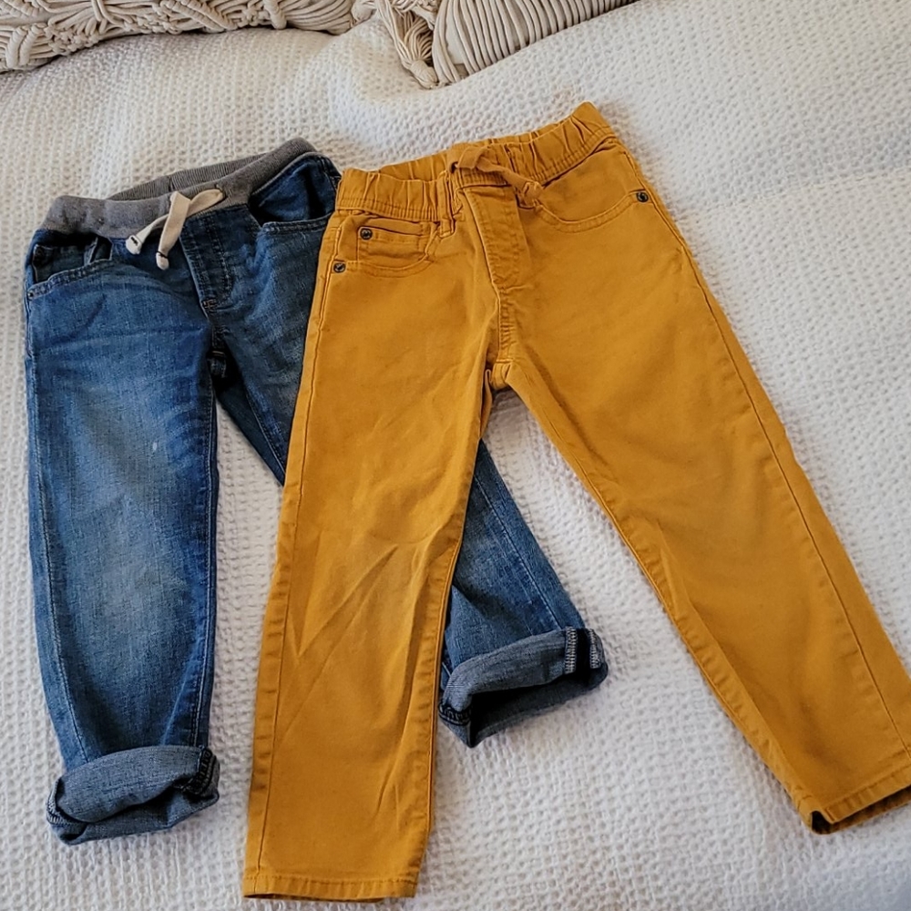 2 pairs of Baby Gap pull on jeans